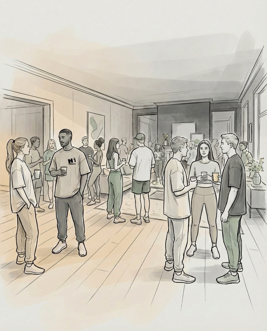 Hi Energy social club gathering